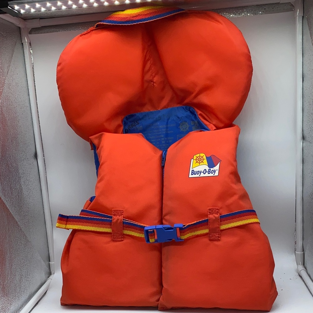 Buoy-O-Boy Youth Orange Life Jacket PFD 60-90 lbs